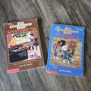 Vintage Scholastic The Baby-Sitters Club Mystery Book Bundle